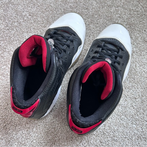 Jordan Spiz'ike Black Gym Red White 315317-016 Men's Size 12 Sneakers - Picture 10 of 12